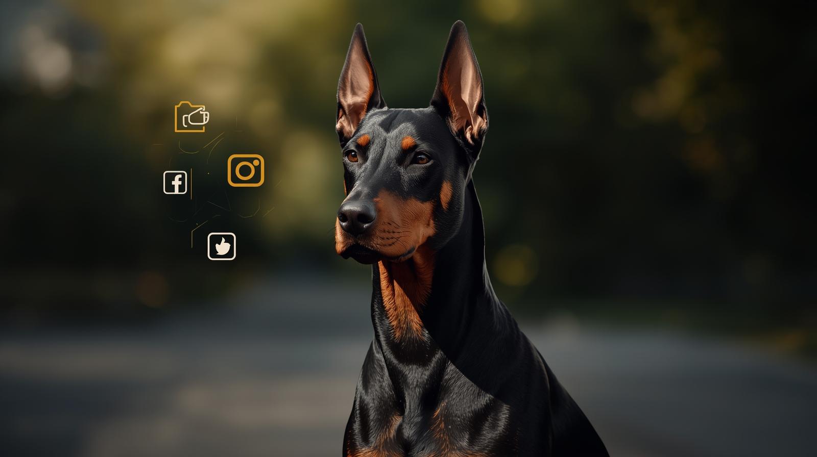 Penny the Doberman Social Media Dog: Why She Stands Out Online ...